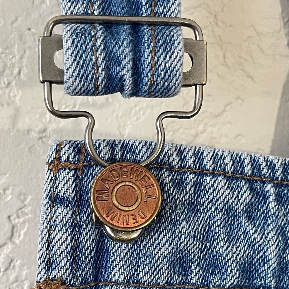 MADEWELL Adirondack Short Denim Overalls Dawkins - Picture 4 of 16